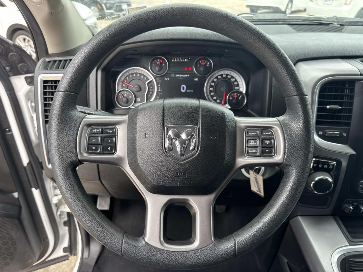 2023 Bright White Clearcoat /Diesel Gray/Black Ram 1500 Classic SLT 4x2 Crew Cab 5'7 Box (1C6RR6LG2PS) , Automatic transmission, located at 6904 Johnston St., Lafayette, LA, 70503, (337) 988-1960, 30.143589, -92.100601 - Photo#22