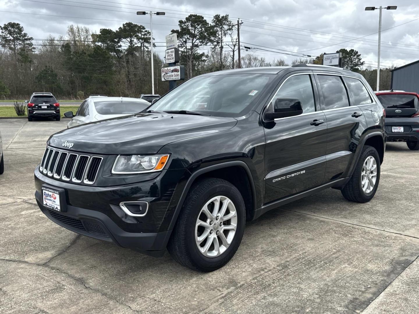 2014 Black /Black Jeep Grand Cherokee 4WD 4dr Laredo (1C4RJFAG3EC) , Automatic transmission, located at 6904 Johnston St., Lafayette, LA, 70503, (337) 988-1960, 30.143589, -92.100601 - Photo#2