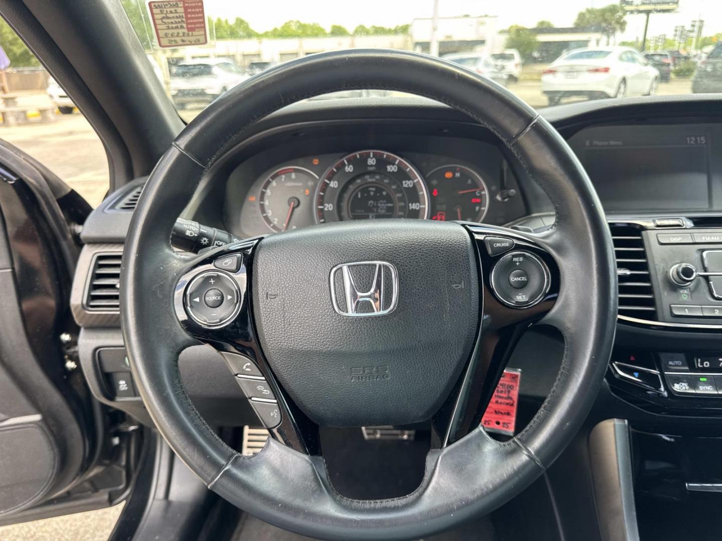 2017 Black /Black Honda Accord Sedan Sport CVT (1HGCR2F53HA) , Automatic transmission, located at 6904 Johnston St., Lafayette, LA, 70503, (337) 988-1960, 30.143589, -92.100601 - Photo#19