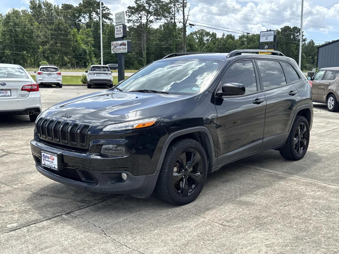 2016 Black /Black Jeep Cherokee FWD 4dr Altitude *Ltd Avail* (1C4PJLCS8GW) , Automatic transmission, located at 6904 Johnston St., Lafayette, LA, 70503, (337) 988-1960, 30.143589, -92.100601 - Photo#2