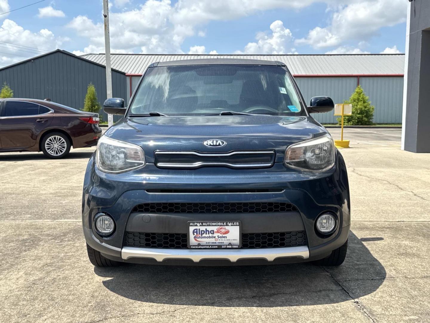 2018 Blue /Black Kia Soul + Auto (KNDJP3A53J7) , Automatic transmission, located at 6904 Johnston St., Lafayette, LA, 70503, (337) 988-1960, 30.143589, -92.100601- Photo#2