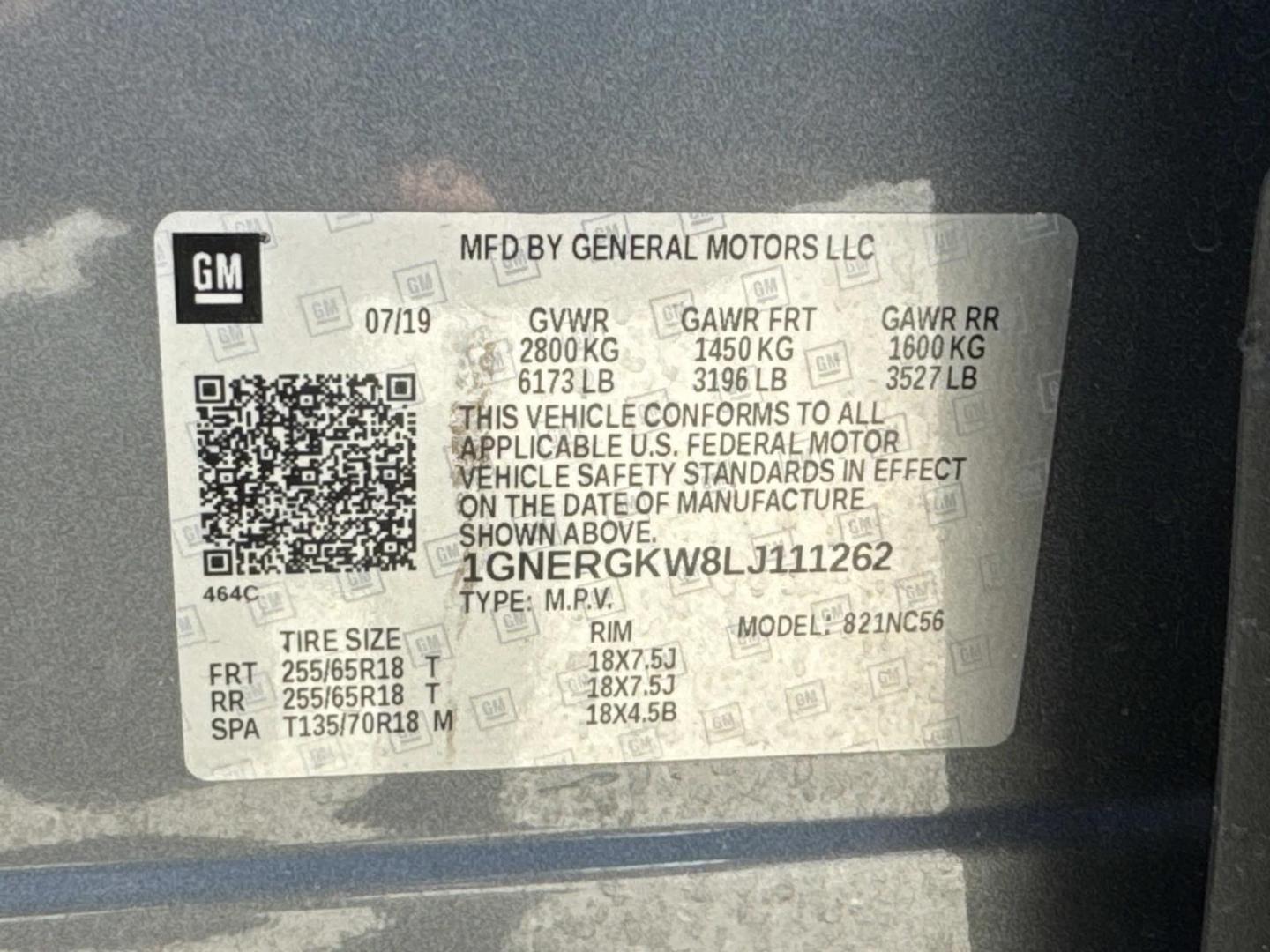 2020 Silver /Jet Black Chevrolet Traverse FWD 4dr LT Cloth w/1LT (1GNERGKW8LJ) , Automatic transmission, located at 6904 Johnston St., Lafayette, LA, 70503, (337) 988-1960, 30.143589, -92.100601- Photo#29