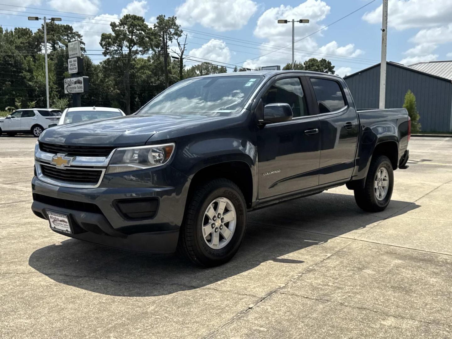 2020 Gray /Gray Chevrolet Colorado 2WD Crew Cab 128 Work Truck (1GCGSBEA5L1) , Automatic transmission, located at 6904 Johnston St., Lafayette, LA, 70503, (337) 988-1960, 30.143589, -92.100601- Photo#3