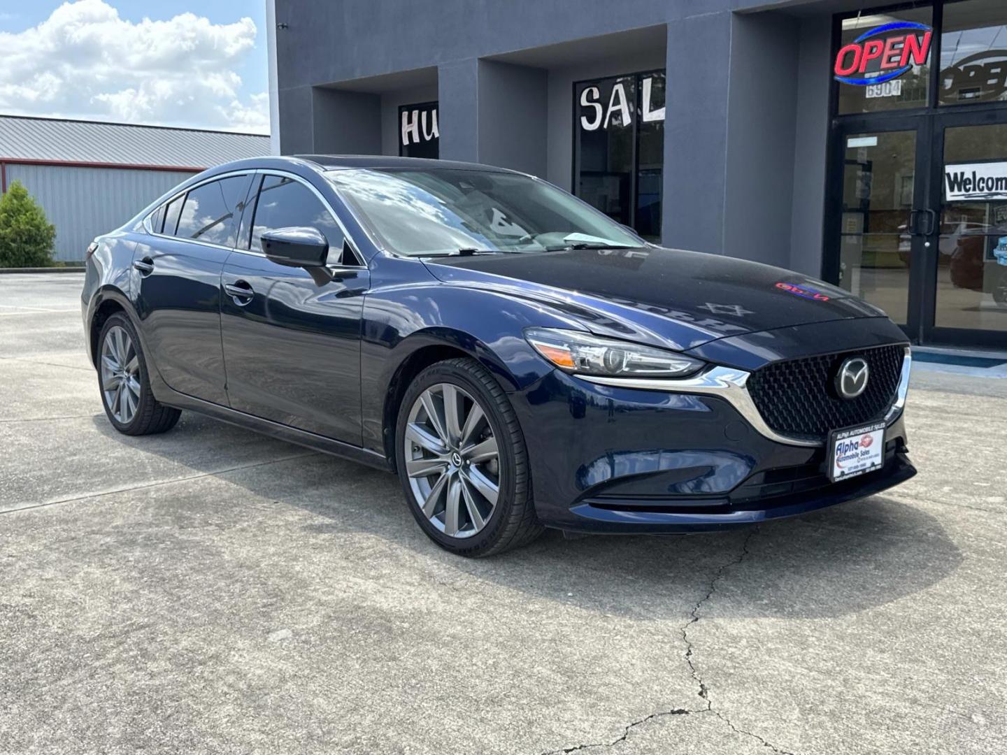2020 Blue /Black Mazda MAZDA6 Touring Auto (JM1GL1VM9L1) , Automatic transmission, located at 6904 Johnston St., Lafayette, LA, 70503, (337) 988-1960, 30.143589, -92.100601- Photo#1