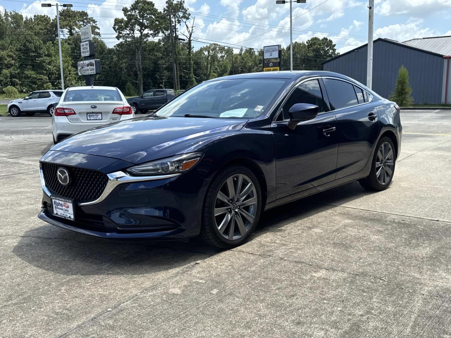 2020 Blue /Black Mazda MAZDA6 Touring Auto (JM1GL1VM9L1) , Automatic transmission, located at 6904 Johnston St., Lafayette, LA, 70503, (337) 988-1960, 30.143589, -92.100601- Photo#3