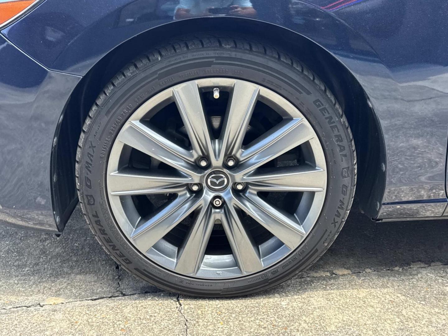2020 Blue /Black Mazda MAZDA6 Touring Auto (JM1GL1VM9L1) , Automatic transmission, located at 6904 Johnston St., Lafayette, LA, 70503, (337) 988-1960, 30.143589, -92.100601- Photo#4