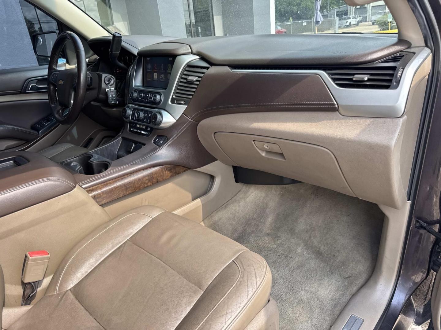 2015 Brown /Tan Chevrolet Tahoe 4WD 4dr LT (1GNSKBKC7FR) , Automatic transmission, located at 6904 Johnston St., Lafayette, LA, 70503, (337) 988-1960, 30.143589, -92.100601- Photo#13
