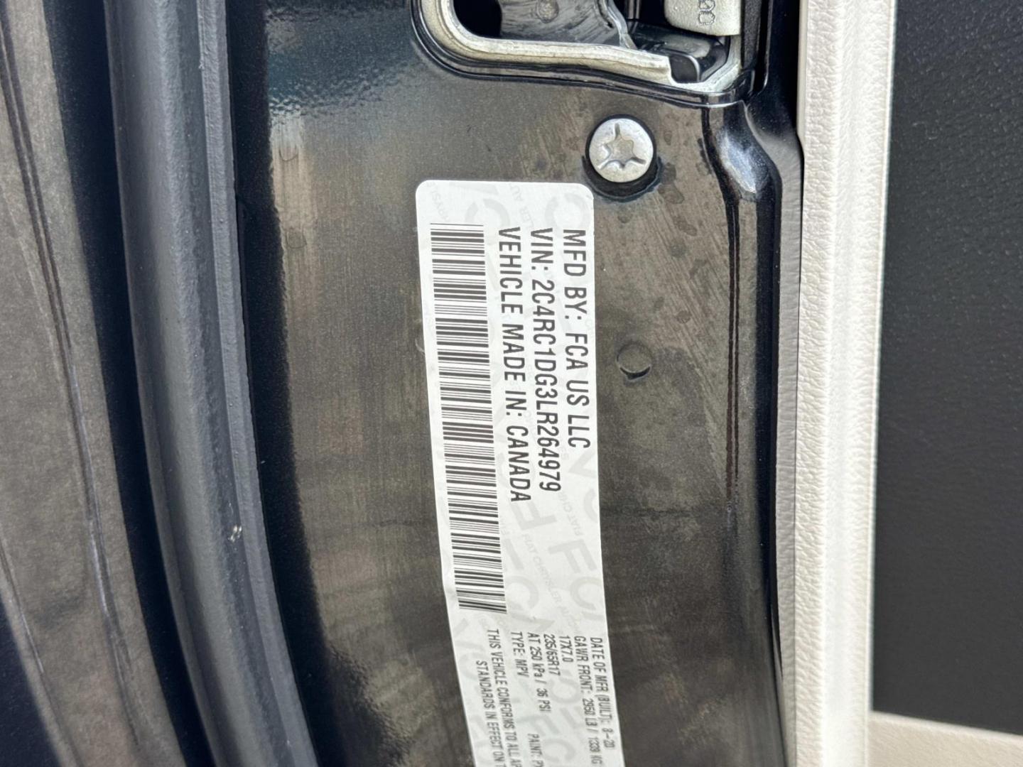 2020 Black /Alloy/Black Chrysler Voyager LXI FWD (2C4RC1DG3LR) , Automatic transmission, located at 6904 Johnston St., Lafayette, LA, 70503, (337) 988-1960, 30.143589, -92.100601- Photo#27