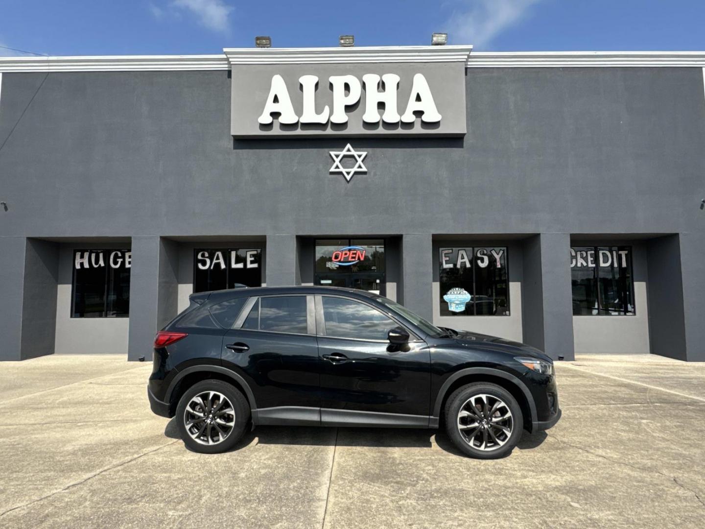 2016 Black /Black Mazda CX-5 FWD 4dr Auto Grand Touring (JM3KE2DY7G0) , Automatic transmission, located at 6904 Johnston St., Lafayette, LA, 70503, (337) 988-1960, 30.143589, -92.100601- Photo#0